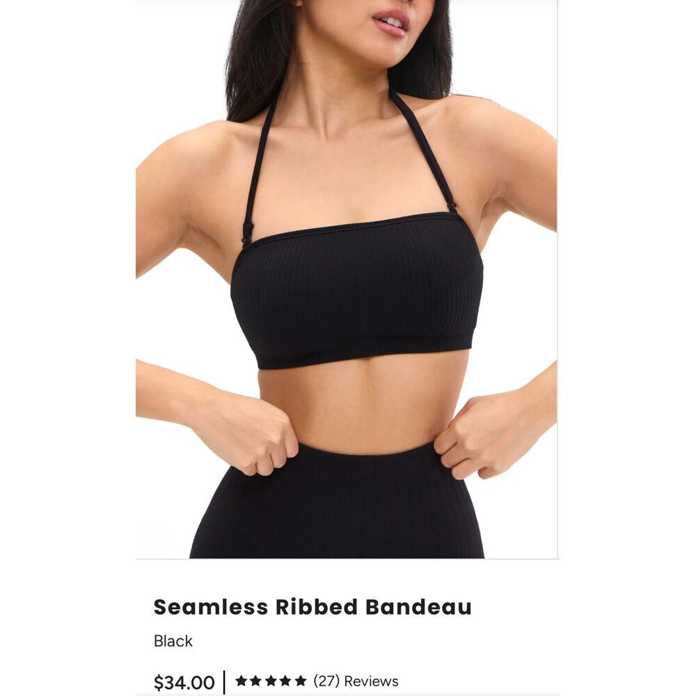 Buffbunny Seamless Ribbed Bandeau Bra